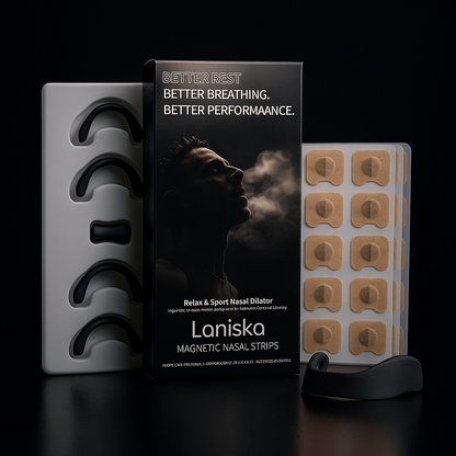 Skin Safe Nasal Strips,Nasal Dilator Intake Breathing Nasal Strip Starter Kit Boost Oxygen Reduce Snoring,Magnetic Nose Strips